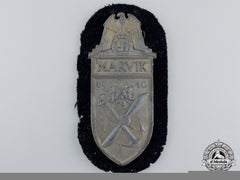 A Kriegsmarine Issued Narvik Campaign Shield