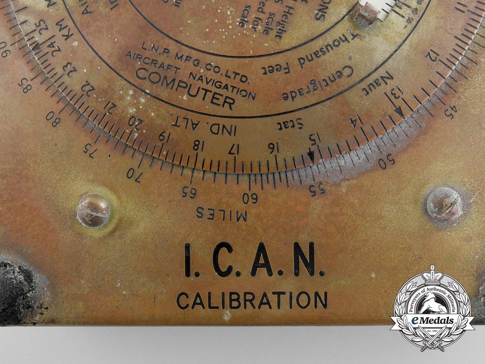 A Royal Air Force Navigational Computer (Computor) Mk. Iii H
