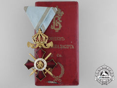Bulgaria, Kingdom. An Order Of Military Merit, Officer 4Th Class With Case