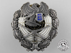 Estonia. A Military Marksmanship Badge, By Roman Tavast Tallinn