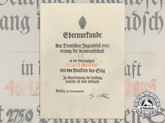 a_german_youth_festival_honourary_award_certificate1935_a_8914