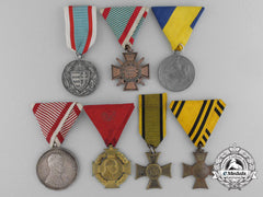 Seven Austro-Hungarian Medals And Awards
