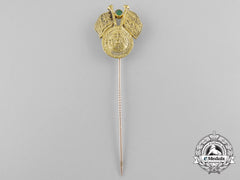A Republic Of China Commemorative Stickpin In Gold C.1930