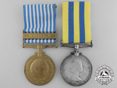 A Canadian Korean War Medal Pair To Drysdale