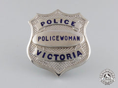 A Policewoman “Victoria” Badge