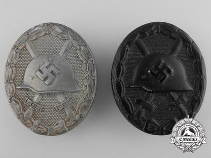 two_second_war_german_wound_badges;_klein&_quenzer_a_9075