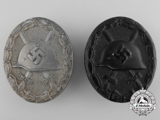 two_second_war_german_wound_badges;_klein&_quenzer_a_9075