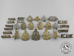 Canada. A Lot Of Twenty-Seven Second War Period Badges