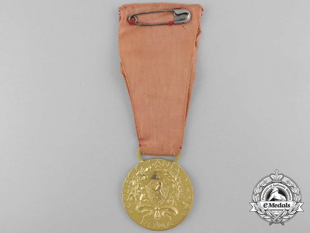 an_italian_fascist_santa_maria_college_in_rome_medal_a_9168