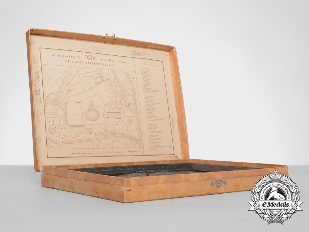 a_rare1936_xi_berlin_summer_olympic_games_grounds_model_with_pin&_brochure_a_9225
