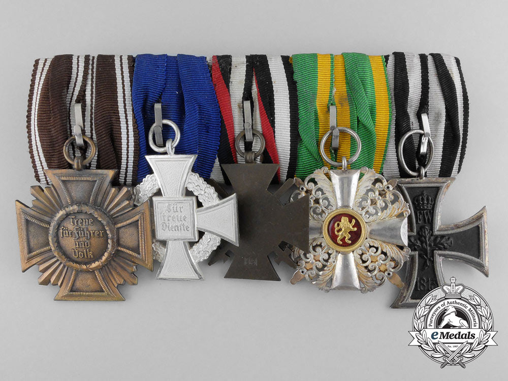 a_first_war_baden_order_of_zähringen_lion_medal_bar_a_9324