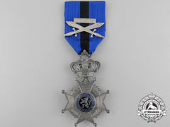 A Second War Belgian Order Of Leopold Ii; Knight For Combatant