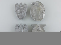 Four Second War German Tinnies & Day Badges