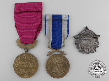czechoslovakia,_socialist_republic._three_medals_and_decorations_a_9643_1