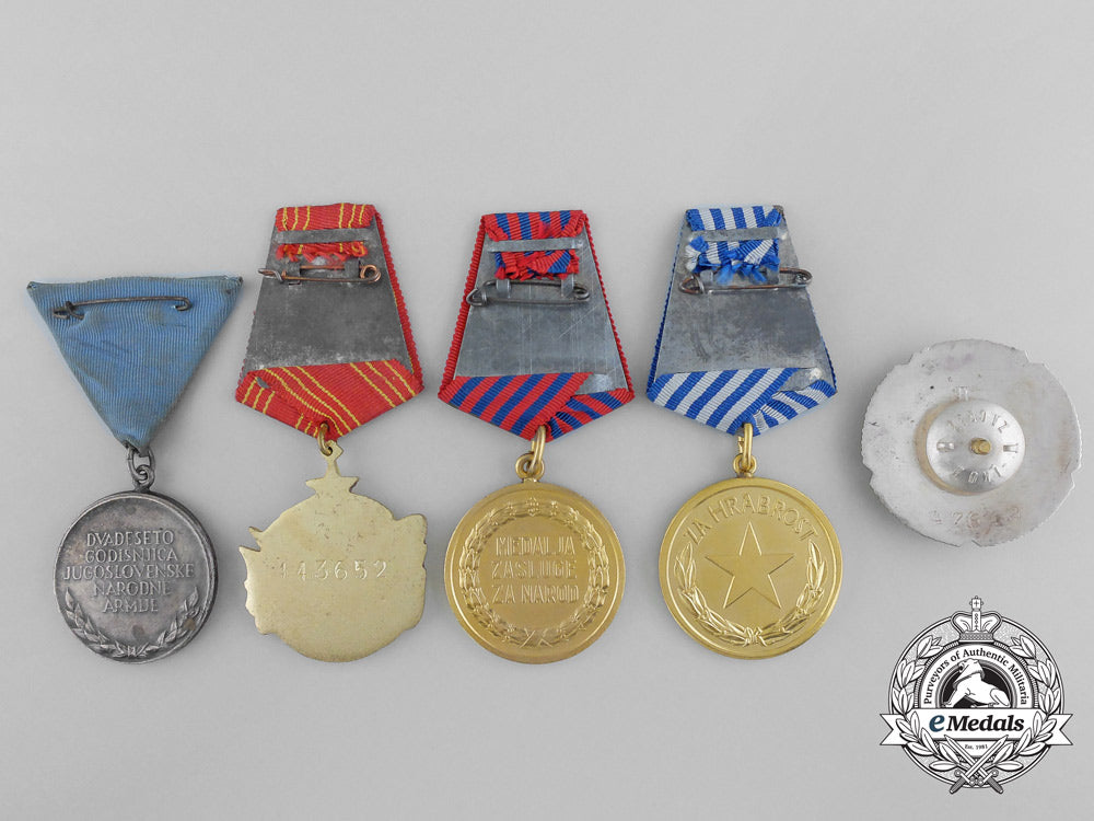 five_yugoslavian_medals,_awards&_decorations_a_9645