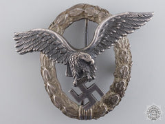 A Austrian Made Pilot's Badge By Brüder Schneider