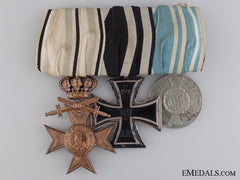 A Bavarian Wwi Veteran's Group Of Three Awards