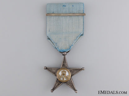 a_belgian_silver_colonial_service_star;_second_class,_type_ii_a_belgian_silver_53c6975963e40