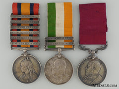 A Boer War Medal & Long Service Group To The Army Service Corps