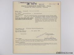 A Bravery Award Citation To The 370Th Croatian Grenadier Regiment