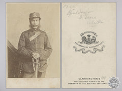 A British Indian Army Medical Officer Photograph; Surgeon Benjamin Evers