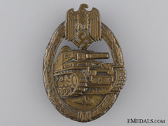 An Early Bronze Grade Tank Badge; Unmarked