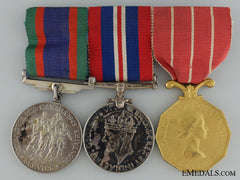 Canada, Commonwealth. A Canadian Forces Decoration Medal Bar To C.E. Ross, RCAF