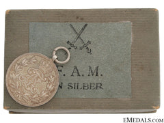 A Cased Friedrich August Medal