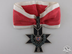 A Croatian Order Of The Iron Trefoil; First Class Cross With Oakleaves