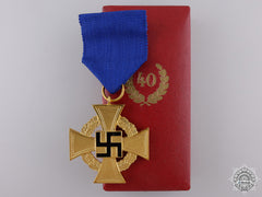 A Faithful Service Decoration; 1St Class For Forty Years