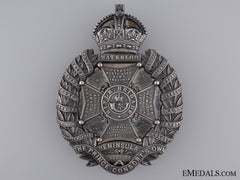 A Fine 1918 Sterling Silver Rifle Brigade Cross Belt Plate