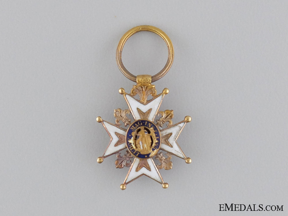 a_fine_miniature_french_order_of_st.louis_in_gold_a_fine_miniature_53fb5f19d4bae