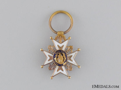 a_fine_miniature_french_order_of_st.louis_in_gold_a_fine_miniature_53fb5f19d4bae