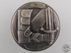 Finland, Republic. A Civil Guards Military Proficiency Badge; Ii Class
