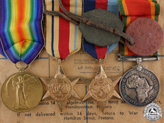 A First & Second War South African Medal Group