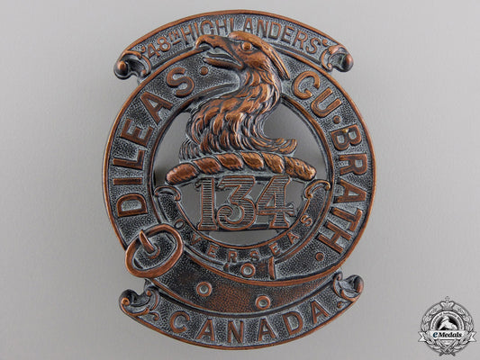canada,_cef._a134_th_canadian_infantry_battalion_glengarry_badge_a_first_war_134t_554a6538b452e