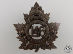 A First War 146Th Battalion Cap Badge
