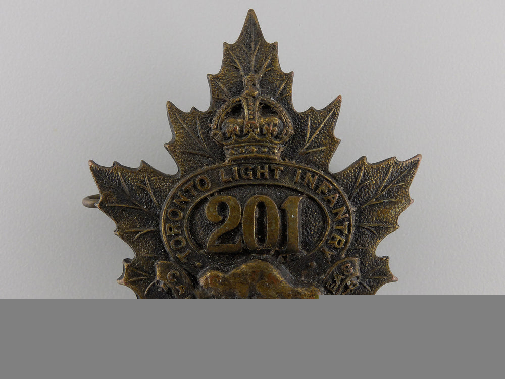 a_first_war201_st_battalion"_toronto_light_infantry"_cap_badge_a_first_war_201s_5568cef17d11a