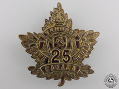 A First War 25Th Infantry Battalion "Victoria Rifles" Cap Badge