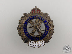 A First War 43Rd Cameron Highlanders Pin