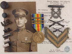 A First War American Group To Lieut. Bounds; Dsc Recommendation
