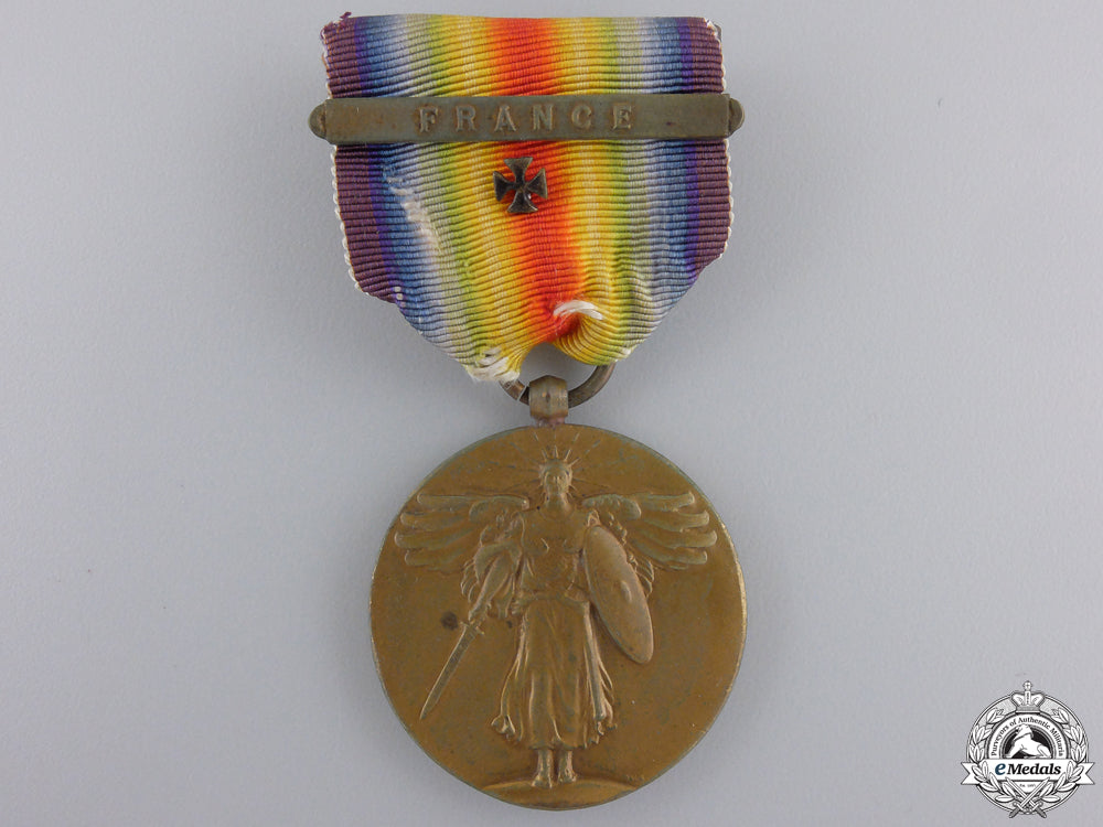 a_first_war_american_victory_medal;_france_clasp_a_first_war_amer_559be3910cff6