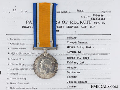 a_first_war_british_war_medal_to_the_saskatchewan_regiment_a_first_war_brit_53863d9621e4f