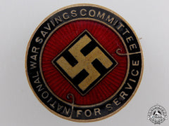 A First War British National War Savings Committee Badge