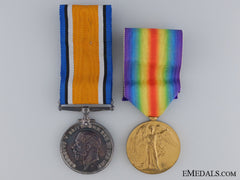 Canada, CEF. A First War Canadian Medal Pair To The 20th Infantry