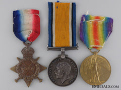 Canada, Cef. A Medal Trio To Military Medal Recipient