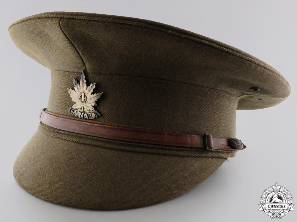 a_first_war_canadian_officer's_dress_visor_by_tress&_co_a_first_war_cana_555b48d1eaf2b