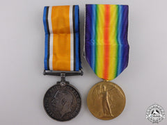 A First War Casualty Pair To The Scottish Rifles (Cameronians)