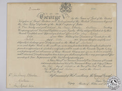 A First War Commission Document To The Canadian Army Medical Corps