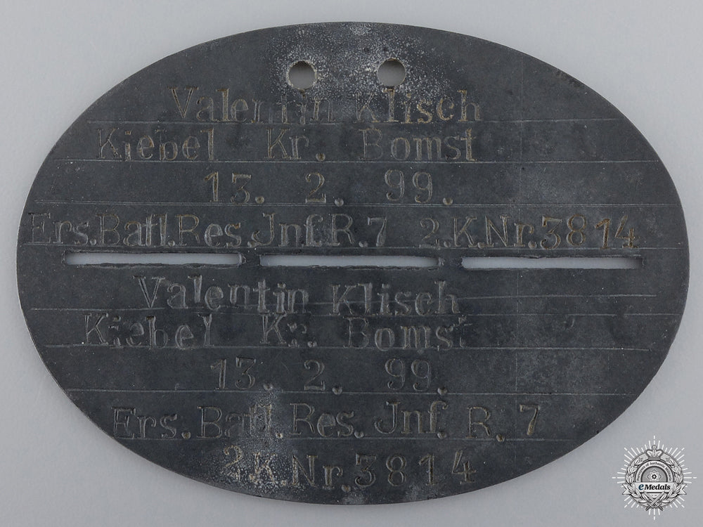 A First War Army Identification Disc – eMedals